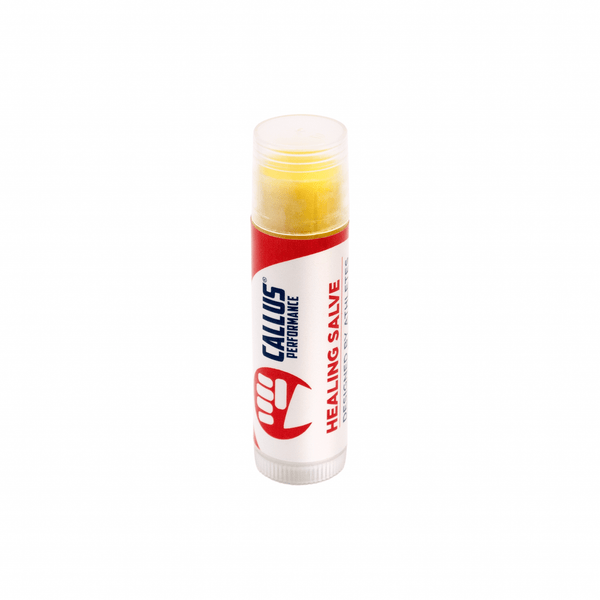 callus-healing-salve non greasy, deep healing, balm format, easy travel, natural and organic