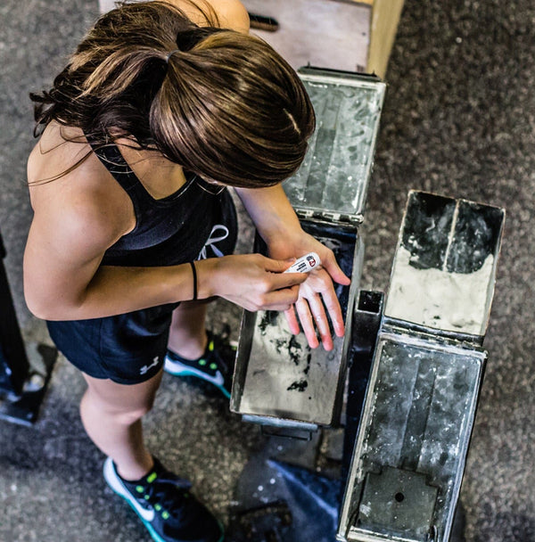 Hand callus remover, providing callus care and management for hands and feet. Used by CrossFit training, and weight-lifting