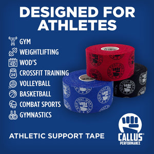 3 rolls for athletes tape for hands