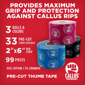 rolls of athletic tape in cool colors